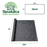 Weed Control Fabric Roll 50m2 100gsm