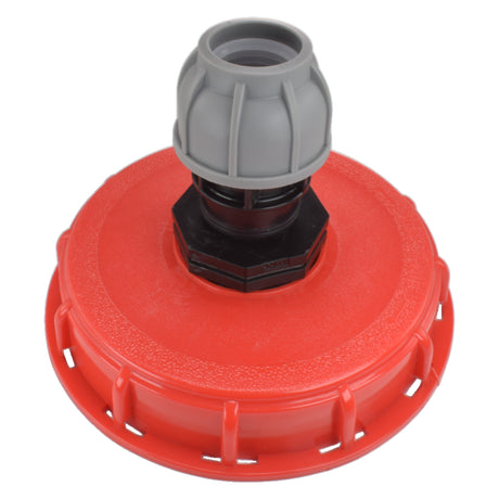 IBC 6-inch Cap Kit with 32mm MDPE Straight