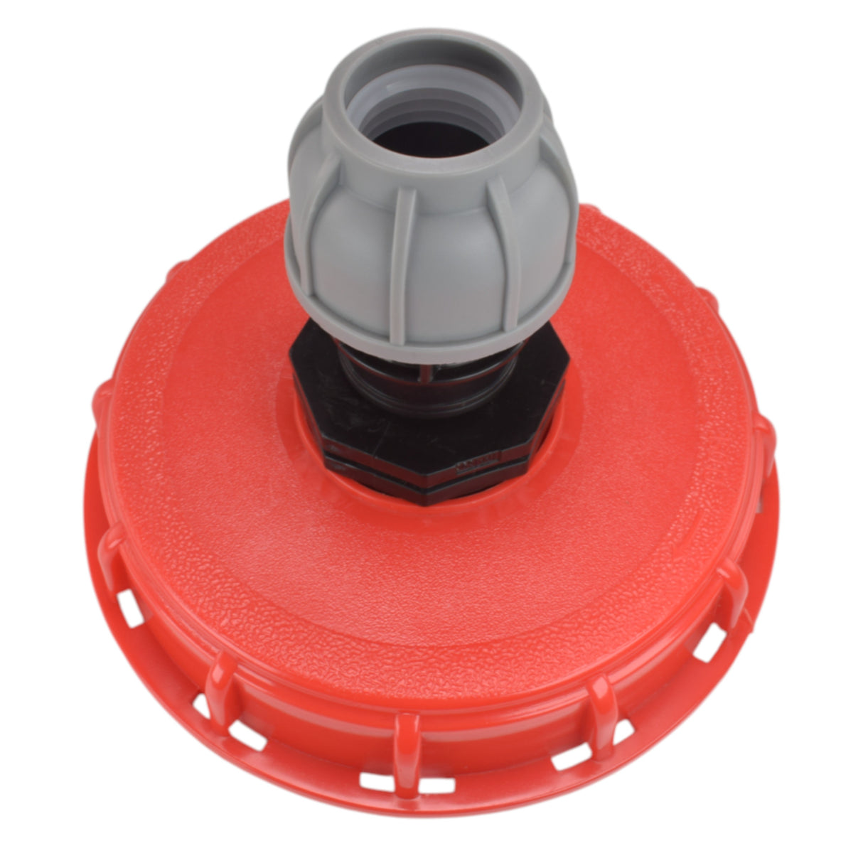 IBC 6-inch Cap Kit with 32mm MDPE Straight