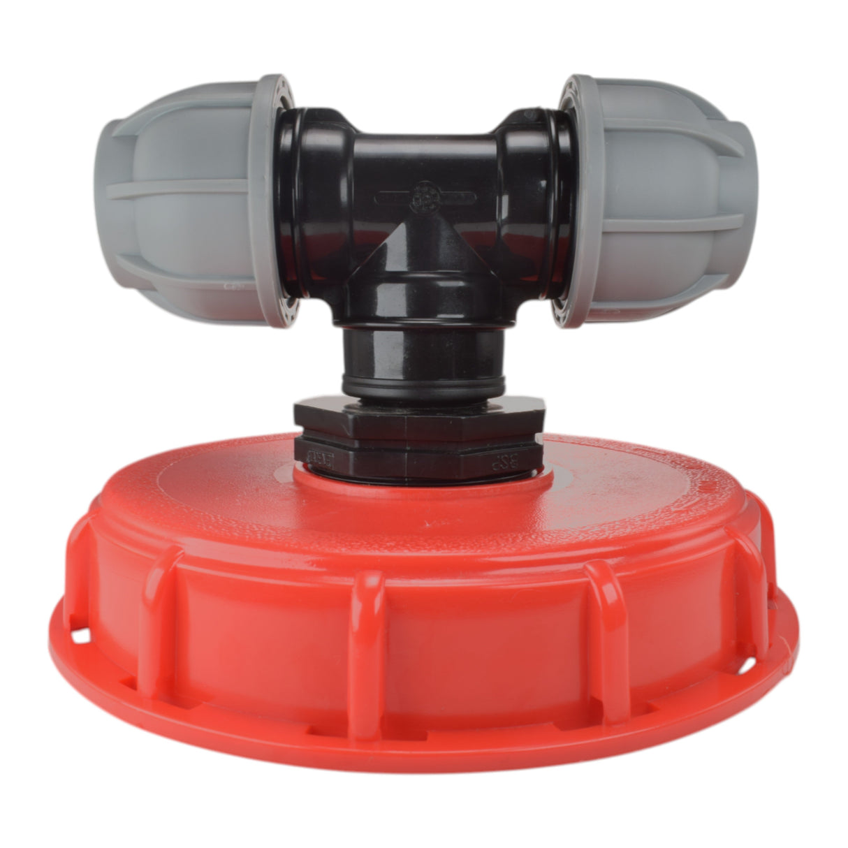 IBC 6-inch Cap Kit with 20mm MDPE Tee