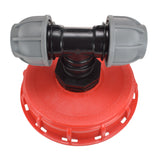 IBC 6-inch Cap Kit with 25mm MDPE Tee