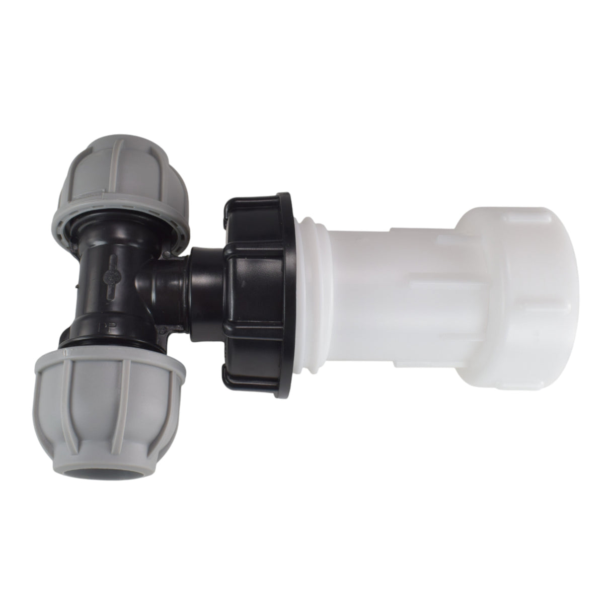 IBC Extender with 2” S60X6 Cap and 32mm MDPE Tee