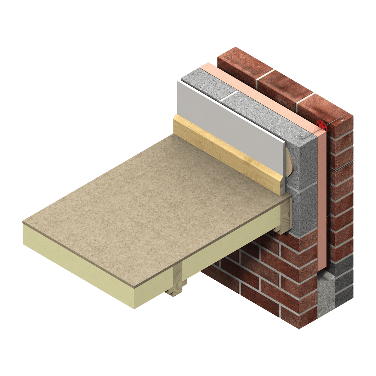 Kingspan Thermafloor TF70 PIR Floor Insulation Board (1200mm x 2400mm)