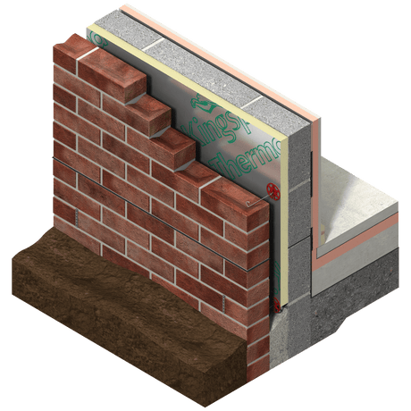 Kingspan Thermawall TW50 PIR Wall Insulation Board (1200mm x 450mm)