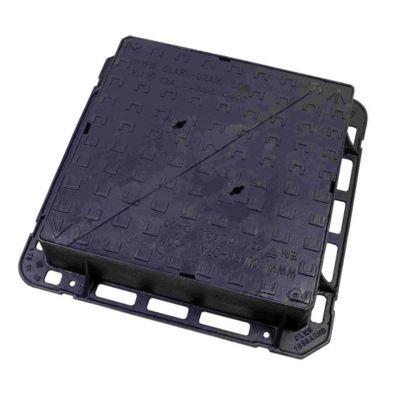 Double Triangle Ductile Iron Manhole Cover 675 x 675 x 150mm Non Carriageway