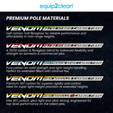 Aquaspray Venom 40ft 30T High-Mod Waterfed Window Cleaning Pole – 8-Section