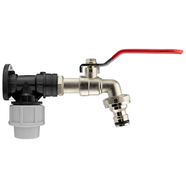 Wall Flange Kit 20mm MDPE - Lever Tap & Snap On