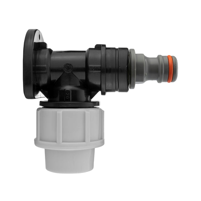 Wall Flange Kit 20mm MDPE – Snap-On Male