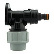 Wall Flange Kit 32mm MDPE + Quick Connector Male