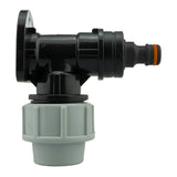 Wall Flange Kit 32mm MDPE + Quick Connector Male