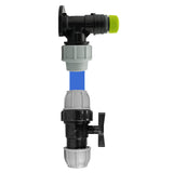 Wall Flange Kit 32mm MDPE + 32mm MDPE Valve + Direct Hose Connector
