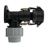 Wall Flange Kit 32mm MDPE + 3/4" Camlock Type B