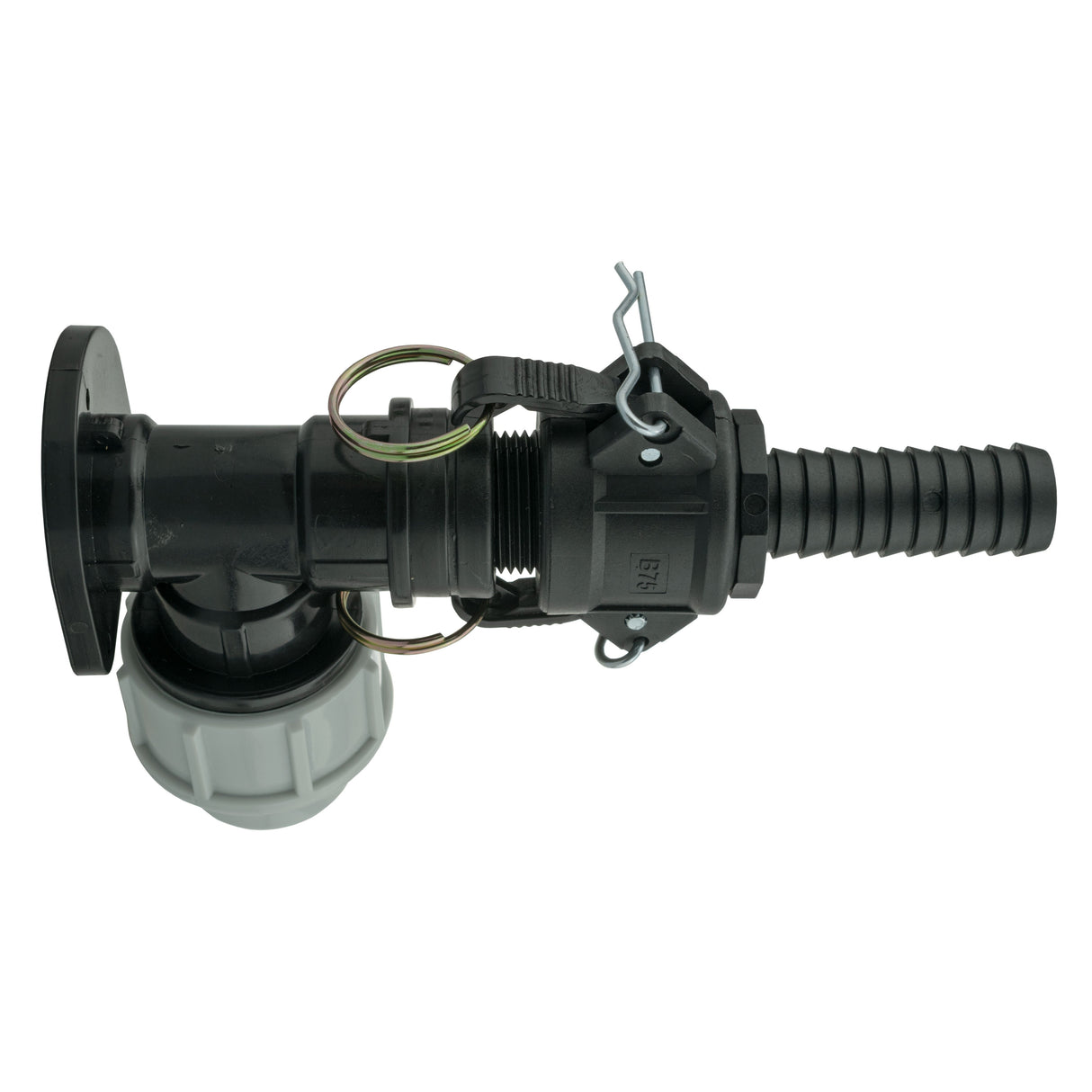 Wall Flange Kit 32mm MDPE + 3/4" Camlock Type B+E