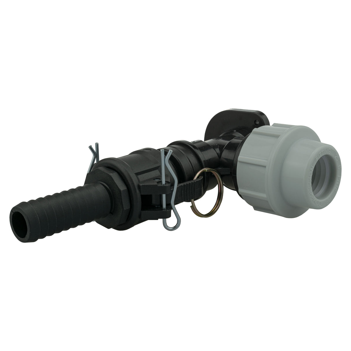 Wall Flange Kit 32mm MDPE + 3/4" Camlock Type B+E