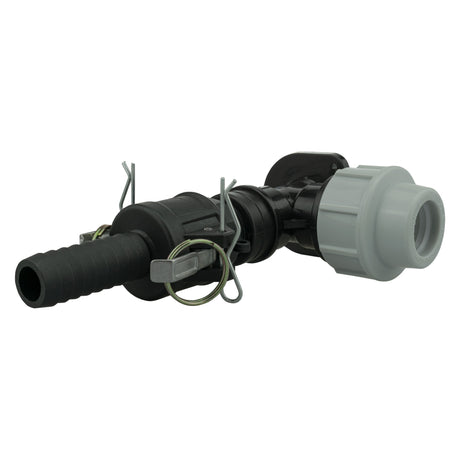 Wall Flange Kit 32mm MDPE + 3/4" Camlock Type F+C