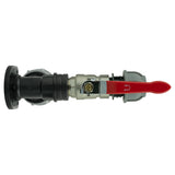 Wall Flange Kit 32mm MDPE + Lever Valve + 20mm MDPE Straight