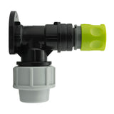 Wall Flange Kit 32mm MDPE + Female Quick Connector