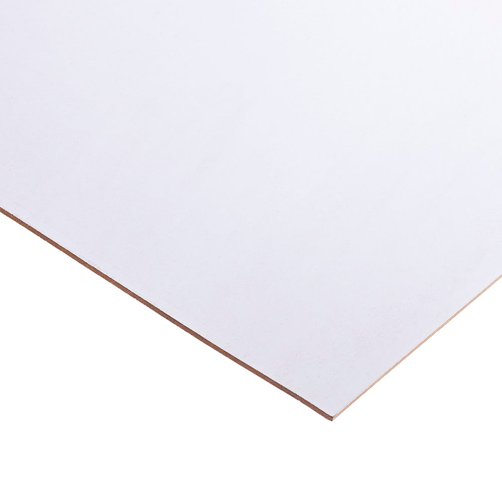 White MDF Board 3mm Thickness Pack of 2 Panels