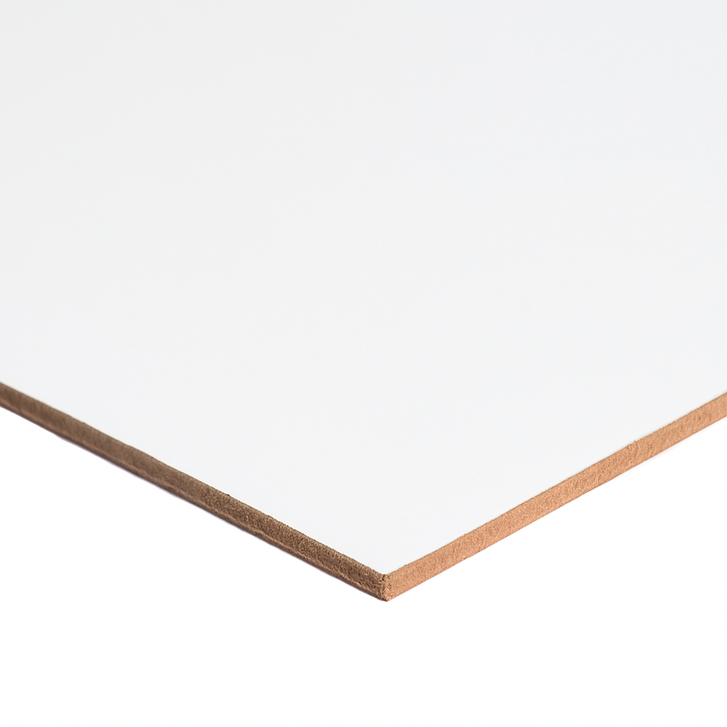 White MDF Board 3mm Thickness Pack of 2 Panels