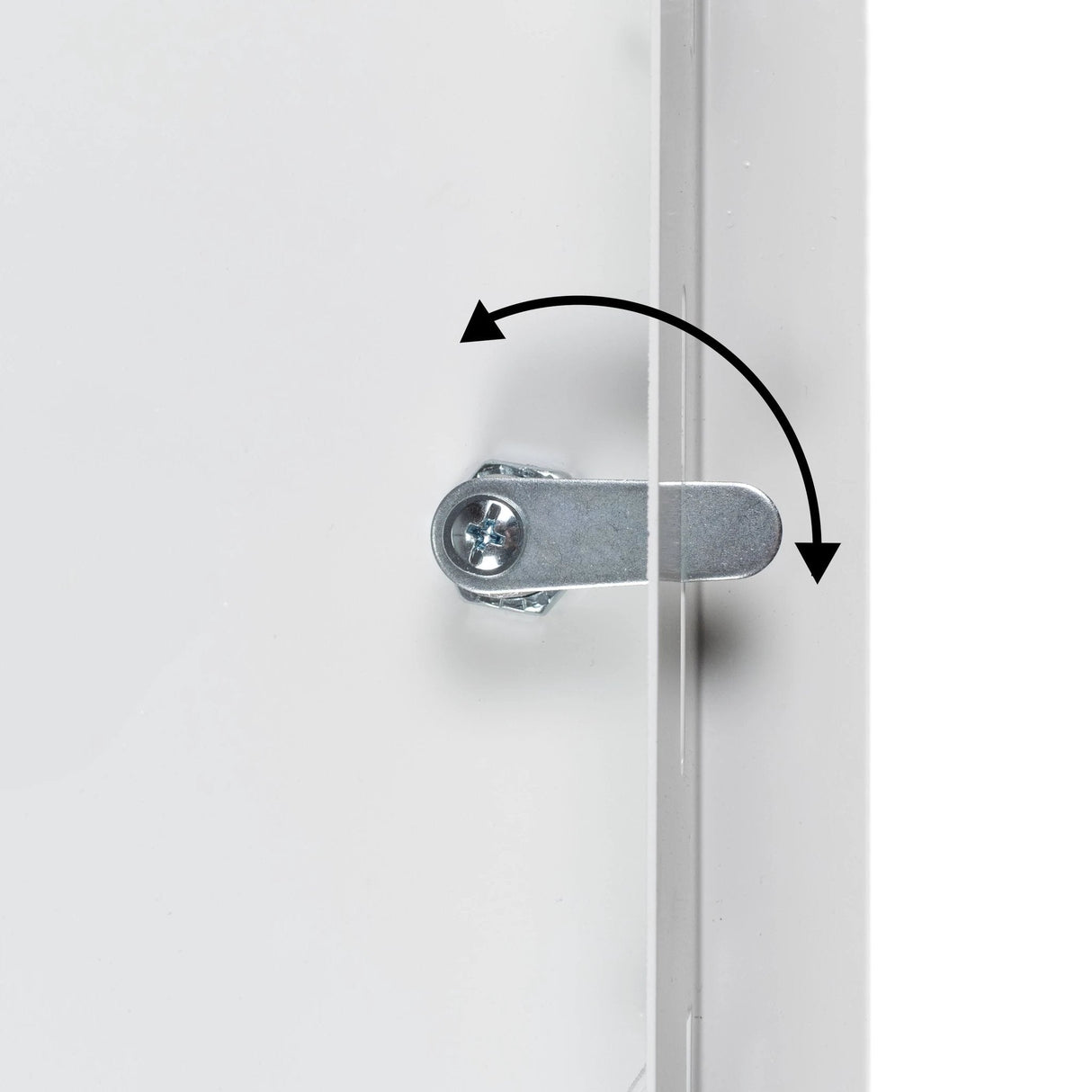 Access Panel Door Metal With Lock, White 150mm x 200mm by Akor