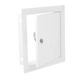 Access Panel Door Metal With Lock, White 150mm x 200mm by Akor