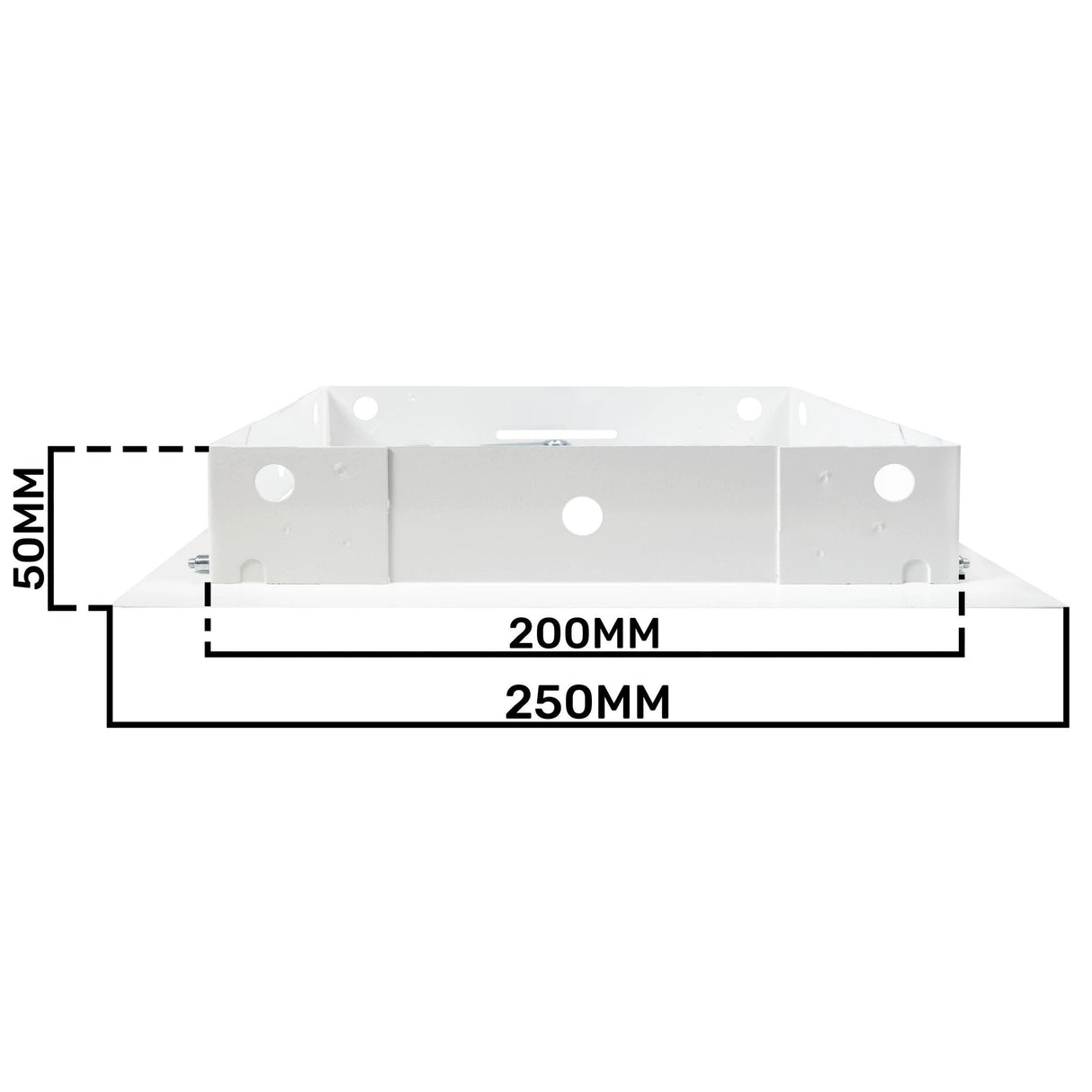 Access Panel Door Metal With Lock, White 150mm x 200mm by Akor