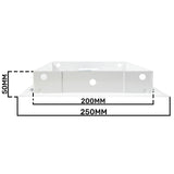 Access Panel Door Metal With Lock, White 150mm x 200mm by Akor