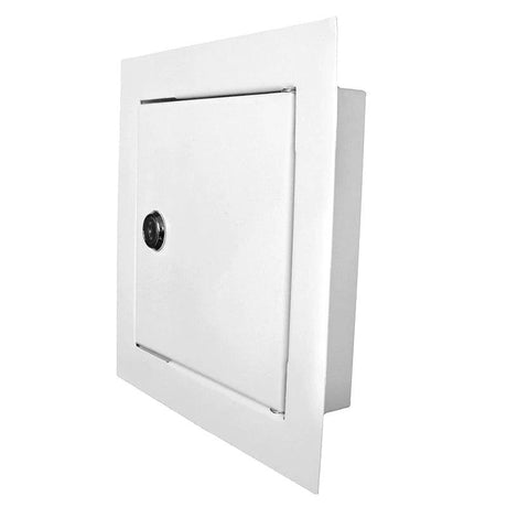 Access Panel Door Metal With Lock, White 150mm x 200mm by Akor
