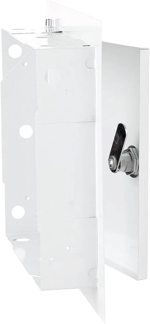 Access Panel Door Metal With Lock, White 200mm x 200mm by Akor
