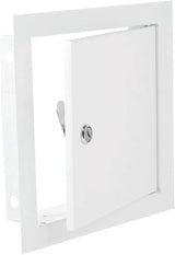 Access Panel Door Metal With Lock, White 200mm x 200mm by Akor