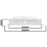 Access Panel Door Metal With Lock, White 200mm x 250mm by Akor