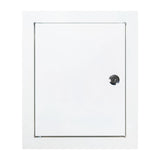 Access Panel Door Metal With Lock, White 200mm x 250mm by Akor