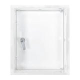 Access Panel Door Metal With Lock, White 200mm x 250mm by Akor
