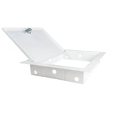 Access Panel Door Metal With Lock, White 200mm x 250mm by Akor