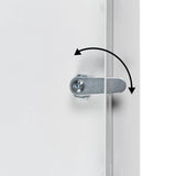Access Panel Door Metal With Lock, White 200mm x 250mm by Akor