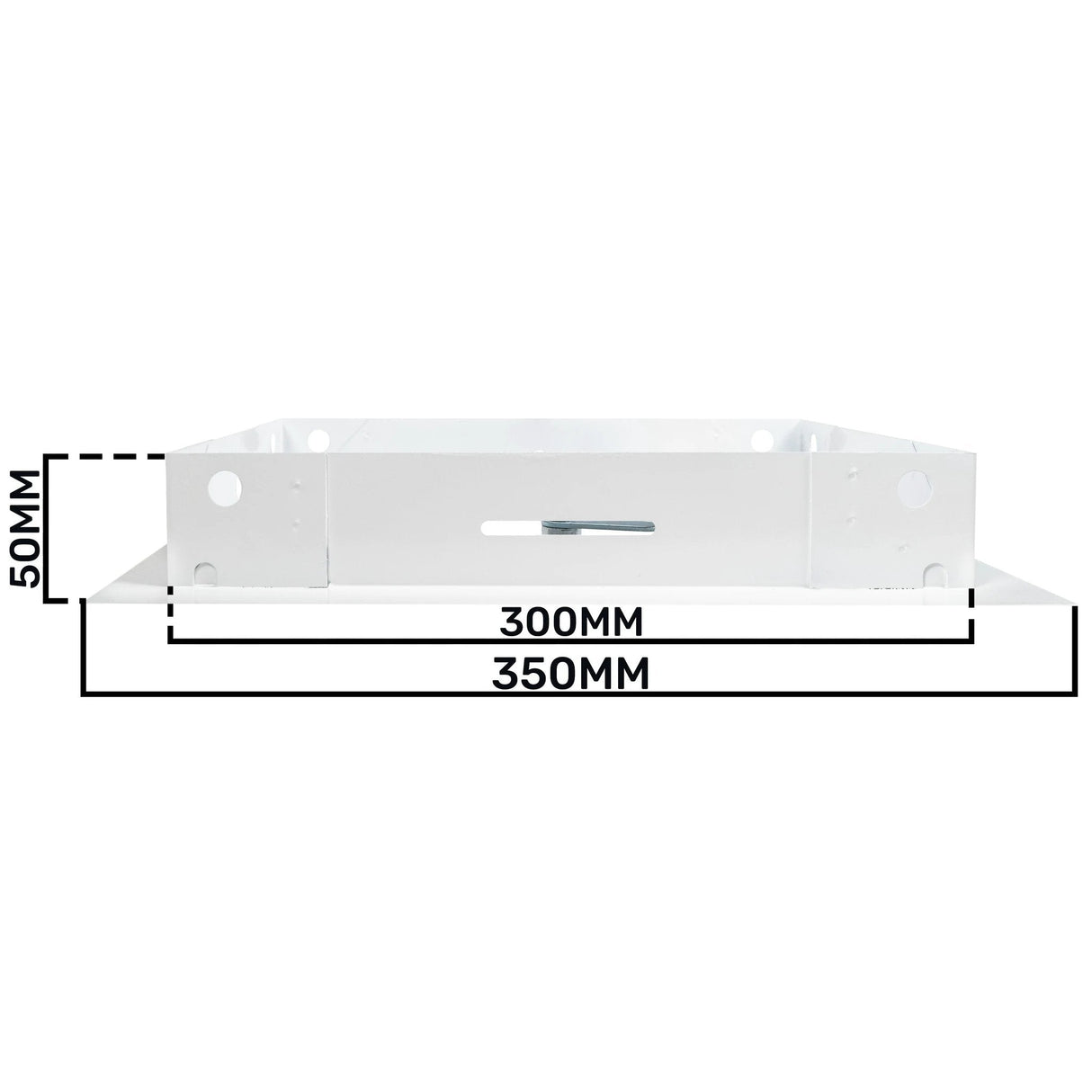 Access Panel Door Metal With Lock, White 200mm x 300mm by Akor