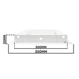 Access Panel Door Metal With Lock, White 300mm x 300mm by Akor