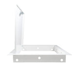 Access Panel Door Metal With Lock, White 400mm x 400mm by Akor