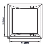 Access Panel Door PP, White 150mm x 200mm by Akor