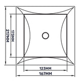 Access Panel Door PP, White 150mm x 200mm by Akor