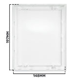 Access Panel Door PP, White 150mm x 200mm by Akor