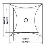 Access Panel Door PP, White 150mm x 300mm by Akor
