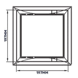 Access Panel Door PP, White 200mm x 200mm by Akor