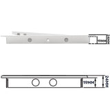 Access Panel Door PP, White 200mm x 200mm by Akor