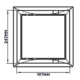 Access Panel Door PP, White 200mm x 250mm by Akor