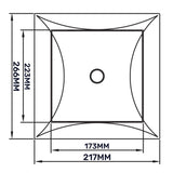 Access Panel Door PP, White 200mm x 250mm by Akor