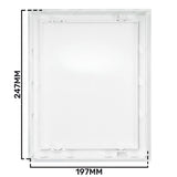 Access Panel Door PP, White 200mm x 250mm by Akor