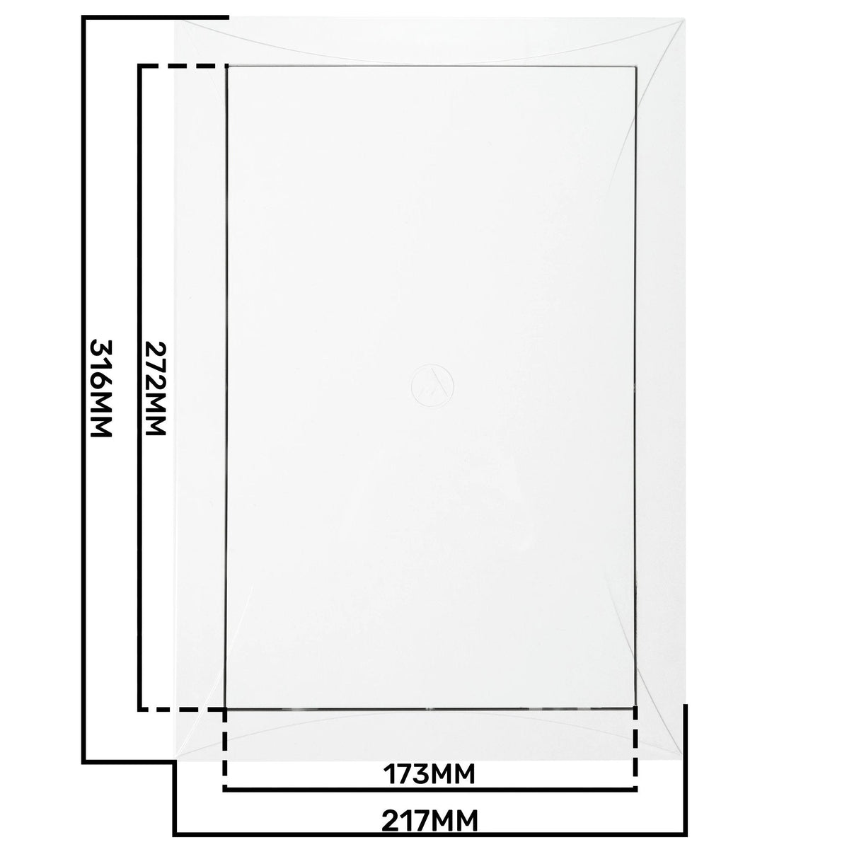 Access Panel Door PP, White 200mm x 300mm by Akor