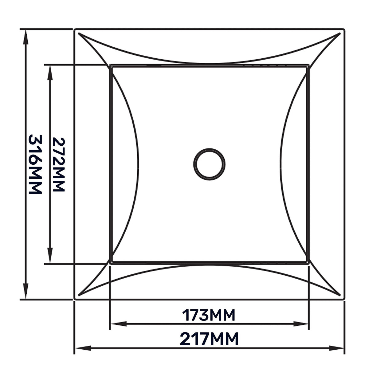 Access Panel Door PP, White 200mm x 300mm by Akor
