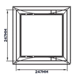 Access Panel Door PP, White 250mm x 250mm by Akor